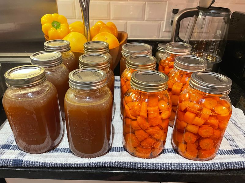 Helping with Canning and Preserving