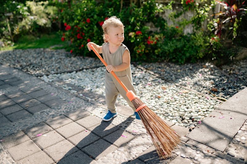 Sweeping the Porch