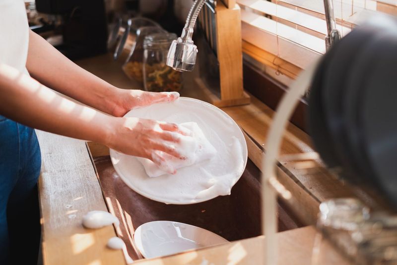 Washing Dishes by Hand