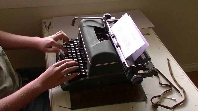 Typing on Typewriters