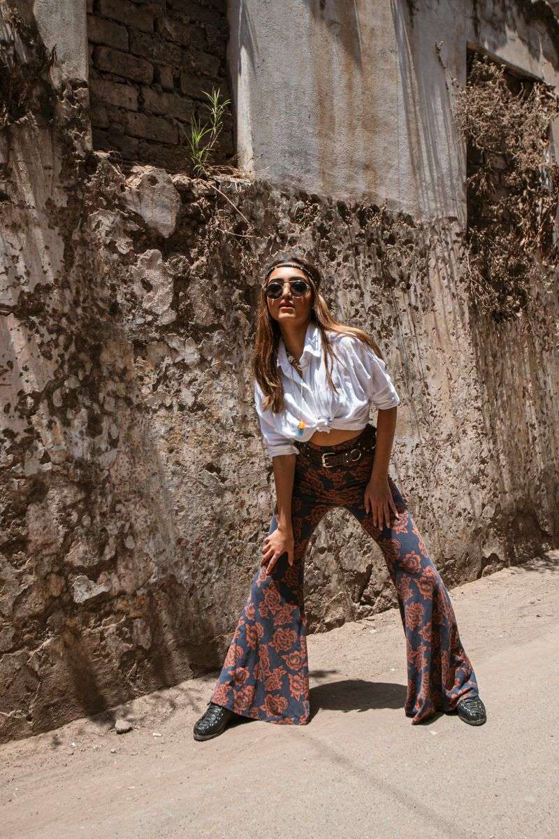 Bell-Bottom Pants