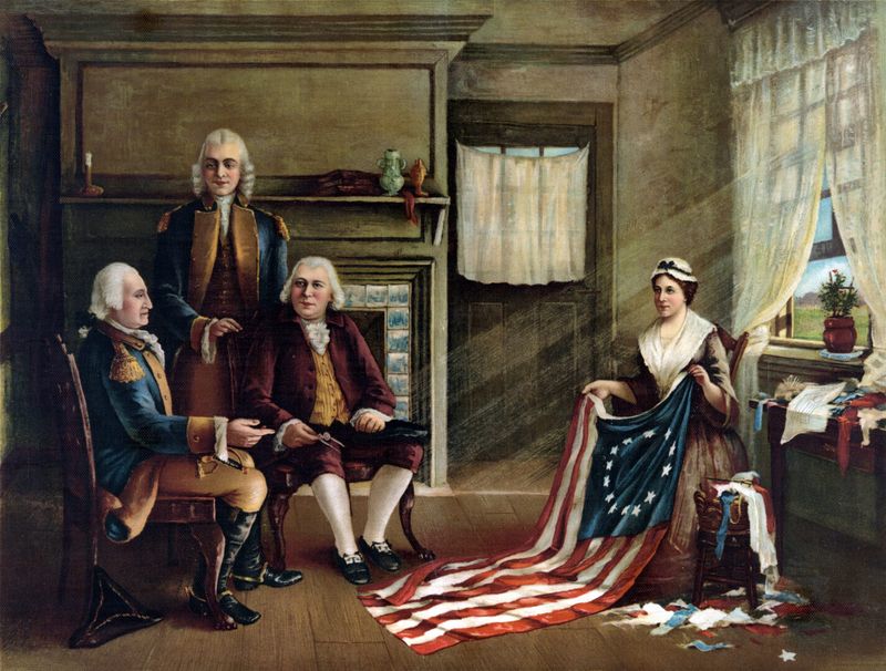 How Did Betsy Ross Become Associated with the American Flag?