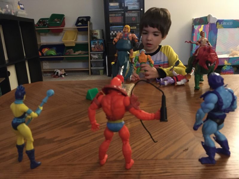 Playing with Action Figures