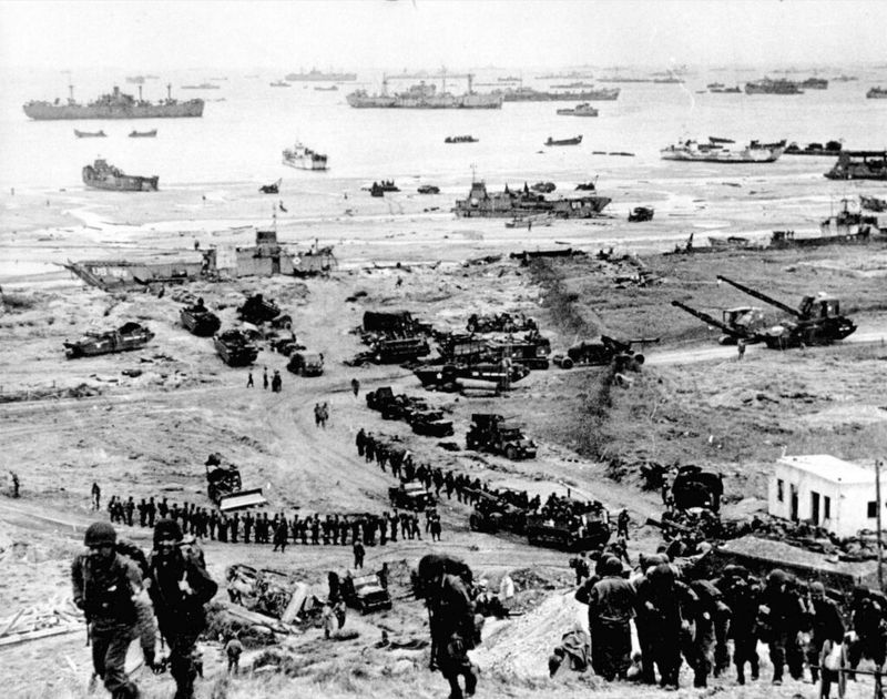 What was the largest amphibious invasion in history?
